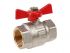 Кран шаровый 1' вн.-вн. бабочка PN40, AV Engineering