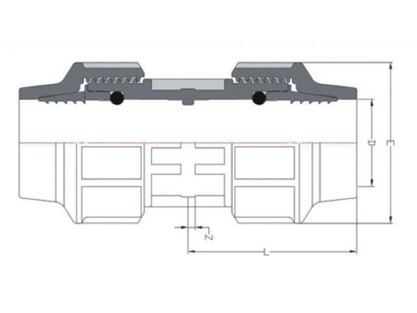 Муфта ПЭ 20, AV Engineering(Полипропилен, макс.  16 бар, макс.  40 °С)