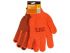 Перчатки утепленные акриловые с ворсом, ПВХ 'Точка' 10 р-р, STARTUL