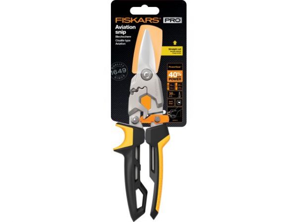 Ножницы для металла прямые PowerGear FISKARS
