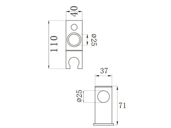 Душевая стойка AVSSS-055 AV Engineering(Высота 650 мм)