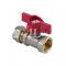 Кран шаровый Aquasfera Euro 1016-01, КО-ВР 1/2", ручка-бабочка