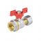Кран шаровый Aquasfera Euro 1022-02, ВР-НГ 3/4", полнопроходной, ручка-бабочка