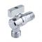 Кран шаровый угловой для сантехнических приборов Aquasfera 1041-01, НР 1/2", ручка-флажок