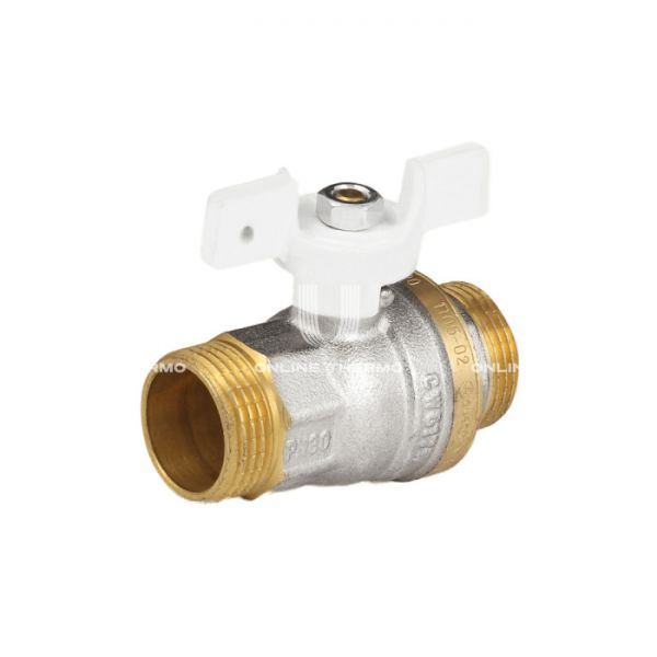 Кран шаровый Aquasfera Standard 1105-03, НР 1", полнопроходной, ручка-бабочка