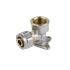 Угольник настенный (водорозетка) Aquasfera 7008-02, 1/2"×20 мм, компрессионный