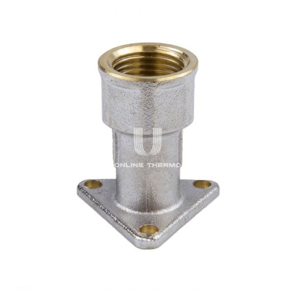 Угольник настенный (водорозетка) с креплением Aquasfera 8008-02, 1/2"×20 мм, пресс-фитинг