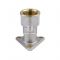 Угольник настенный (водорозетка) с креплением Aquasfera 8008-02, 1/2"×20 мм, пресс-фитинг