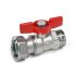 Кран шаровый Giacomini R254PX004 3/4" НР-НГ, ручка-бабочка