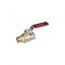 Кран шаровый Giacomini R914LX024 3/4" ВР-НР, полнопроходной, ручка-рычаг