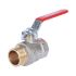 Кран шаровый Rommer RBV-0002-0210325, 1" ВР-НР, стандартный, ручка-рычаг
