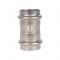 Муфта двураструбная равносторонняя Rommer RSS-0017-000028, 28 мм, пресс-обжим