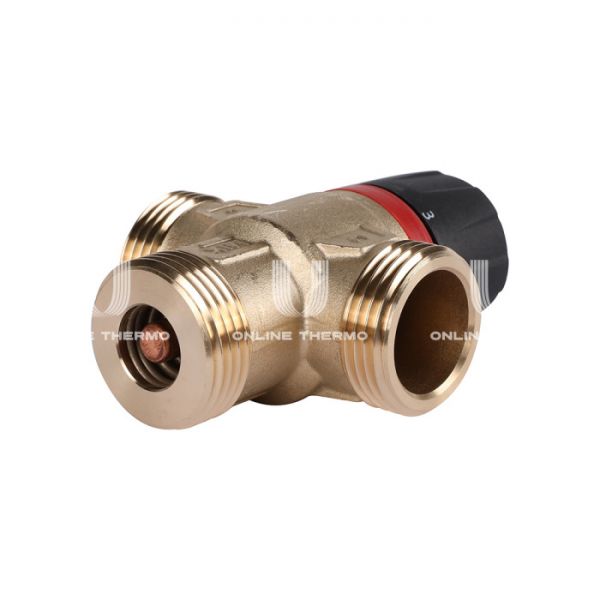 Термостатический смесительный клапан Rommer RVM-1131-236525 НР 1", Kvs 2.3, PN5, 30-65°C