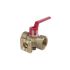 Кран запорный трехходовой SantechSystems 1/2" ВР, для манометра, ручка-рычаг, под фланец