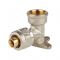 Угольник настенный (водорозетка) с креплением Stout SFS-0008-001216 1/2"х16, никелированный, компрессионный