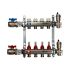 Коллектор Stout из нержавеющей стали в сборе с расходомерами 4 вых.
