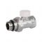 Запорный радиаторный клапан (вентиль) ручной регулировки Stout SVL-1156-100015, 1/2" ВР-НР, прямой, с уплотнением