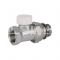 Запорный радиаторный клапан (вентиль) ручной регулировки Stout SVL-1156-100015, 1/2" ВР-НР, прямой, с уплотнением