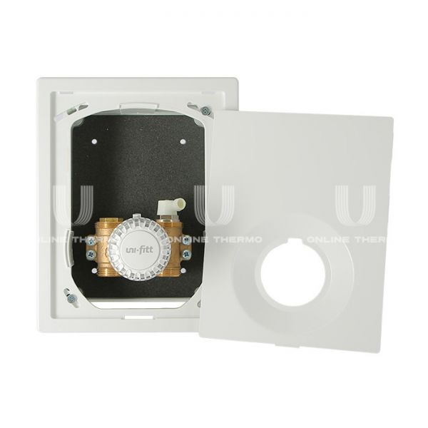 Набор терморегулятора Uni-Fitt Heatbox B 466B0200, 0-50°C, крышка белый пластик