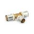 Тройник переходной Uni-fitt 706G7760, 20х20х16 мм, пресс-фитинг