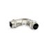 Угольник (угол) 90° двураструбный Uni-Fitt 783S5500 35 мм, пресс-обжим