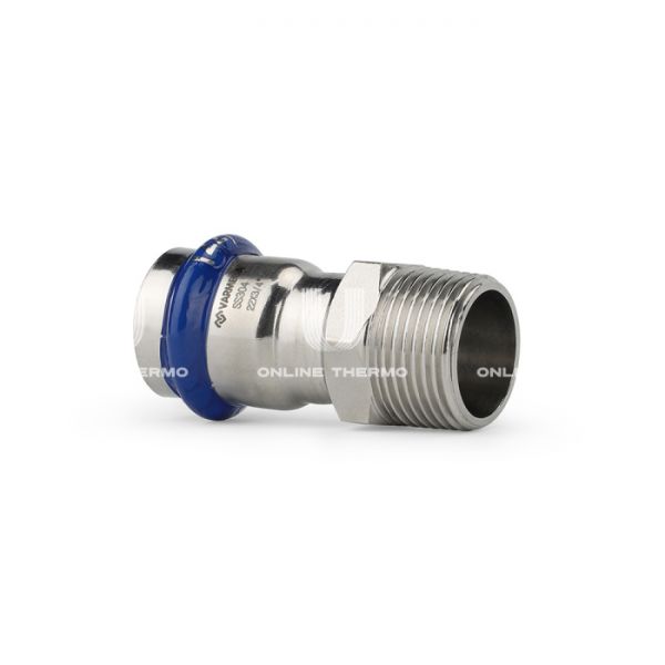 Муфта раструбная Varmega Inox Press с наружной резьбой VM706004208, 42?1 1/2"