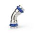 Угольник 45° двухраструбный Varmega Inox Press VM712001515, 15?15 мм