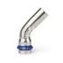 Угольник 45° однораструбный Varmega Inox Press VM713005454, 54?54a мм