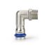 Угольник раструбный Varmega Inox Press с наружной резьбой VM715002204, 22?1/2"