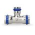 Тройник раструбный Varmega Inox Press переходной VM719281828, 28?18?28 мм
