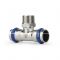Тройник раструбный Varmega Inox Press с наружной резьбой VM721540654, 54?1"?54