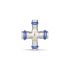 Крестовина раструбная Varmega Inox Press переходная VM725001815, 18?15?18?15 мм