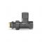 Запорный радиаторный клапан Varmega VMDV04-210404, 1/2" ВР-НР, прямой, черный