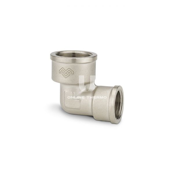 Угольник переходной с внутренней резьбой Varmega ВР-ВР 3/4"x1/2", VMTF04-N000504, никелированный