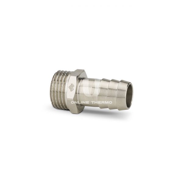Штуцер с наружной резьбой Varmega НР 3/4"x20 мм, VMTF45-N000520, никелированный