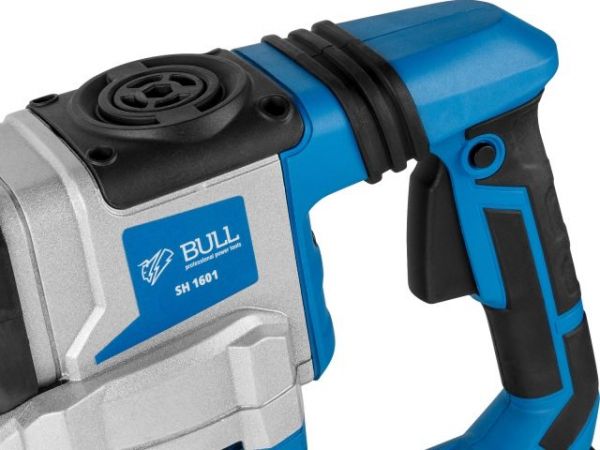 Отбойный молоток BULL SH 1601 в чем. 1500 Вт, 9-25 Дж, SDS-max, 900-2100 уд/мин, 5м кабель(10,5 кг)