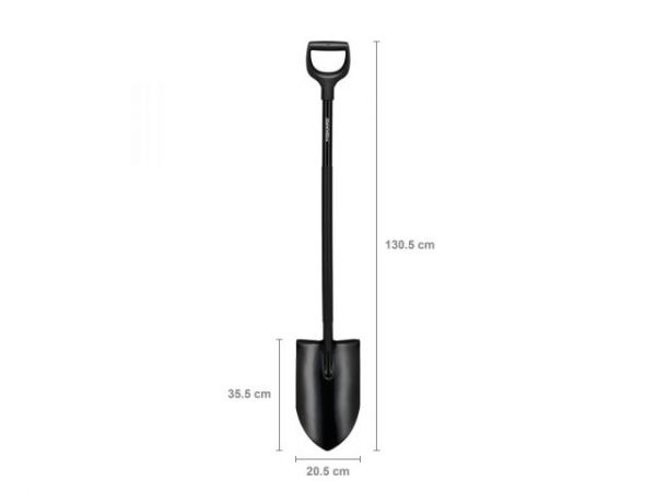 Лопата штыковая Ergonomic Pro XL FISKARS(черная)