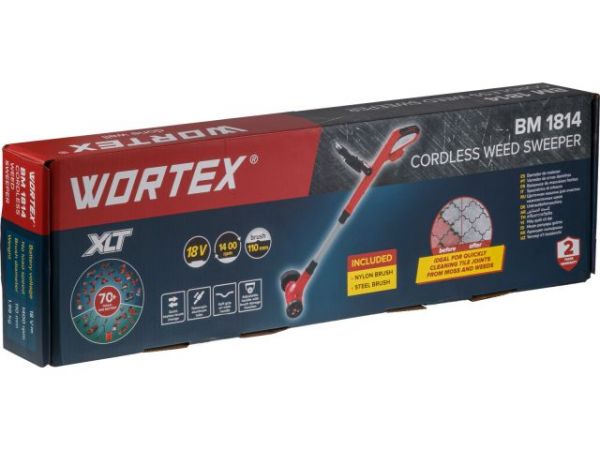 Щеточная машина WORTEX BM 1814 ALL1 XLT SOLO 14000 об/мин. (2 щётки в комплекте)