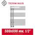 Полотенцесушитель лесенка Terminus "Астра" П14 500х696 (1/2")