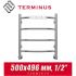 Полотенцесушитель лесенка Terminus "Классик" П4 500х496 (1/2")