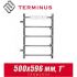 Полотенцесушитель лесенка Terminus "Классик" П5 500х596 (1")