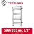 Полотенцесушитель лесенка Terminus "Линц" П10 500х800 (1/2")