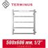 Полотенцесушитель лесенка Terminus "Вега" П5 500х606 (1/2")