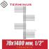 Полотенцесушитель водяной Terminus Европа П28 70х1400