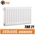Стальной радиатор Prado Universal тип 21 500x500 мм