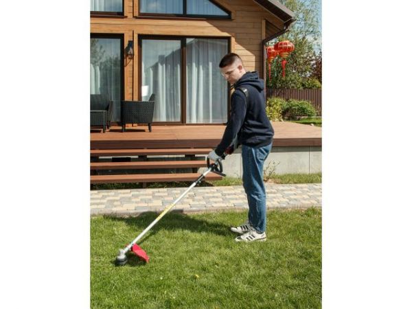Триммер WORTEX TB 3036-1 ALL1 XLT SET БЕСЩЁТ.ДВИГ., 18В+18В, шир.скаш.340/255 мм леска/нож