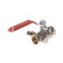 Кран шаровый Ридан BVR-DR 065B8317R, 3/4" ВР, полнопроходной, ручка-рычаг