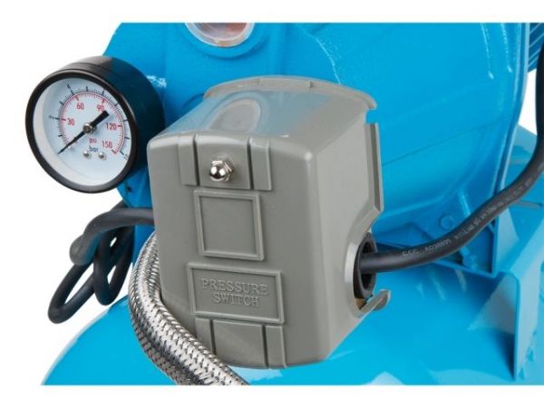 Станция водоснабжения автоматическая DGM BP-1100(1100 Вт, 3100 л/ч, 45 м, 5 бар макс, корпус насоса чугун, бак 24 л)