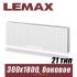 Стальной радиатор Lemax Compact тип 21 300x1800 мм
