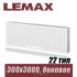 Стальной радиатор Lemax Compact тип 22 300x3000 мм